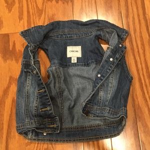 Denim Jean jacket sleeveless